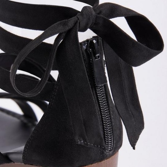 Torrid Ankle Wrap Wood Block Heel (WW) - Picture 12 of 12